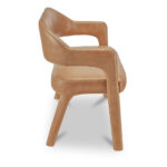Martens Dining Bench Tan Leather 8 Martens Dining Bench Tan Leather - Image 3