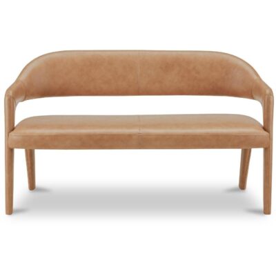 Martens Dining Bench Tan Leather YM-1032-03