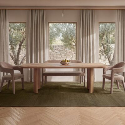 Alternative view of Martens Dining Bench Camel YM-1032-21
