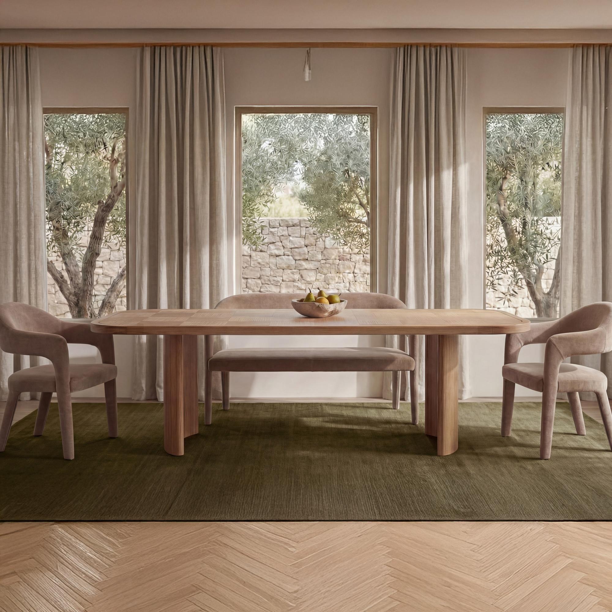 Martens Dining Bench Camel - Image 2