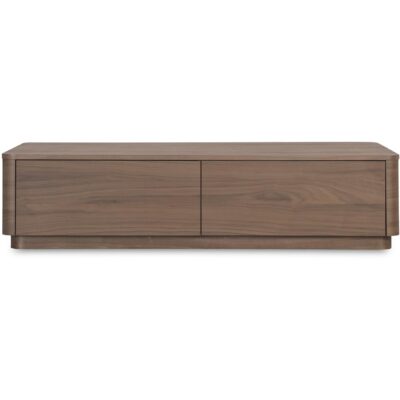 Round Off Coffee Table Walnut Brown