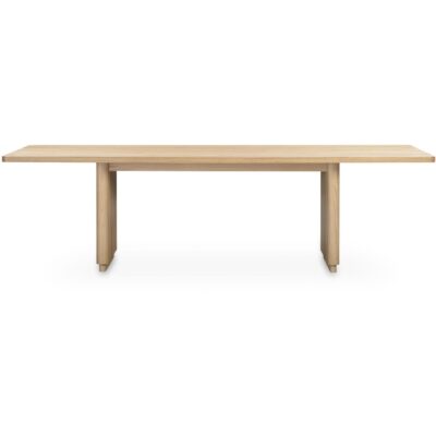 Round Off Large Dining Table Natural Oak