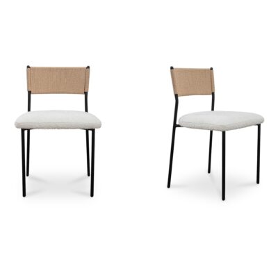 Foley Dining Chair White - Set of Two